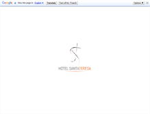 Tablet Screenshot of hotel-santateresa.com